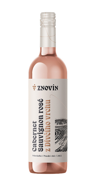 ZNOVÍN Cabernet Sauvignon Rosé Pozdní Sběr 2022