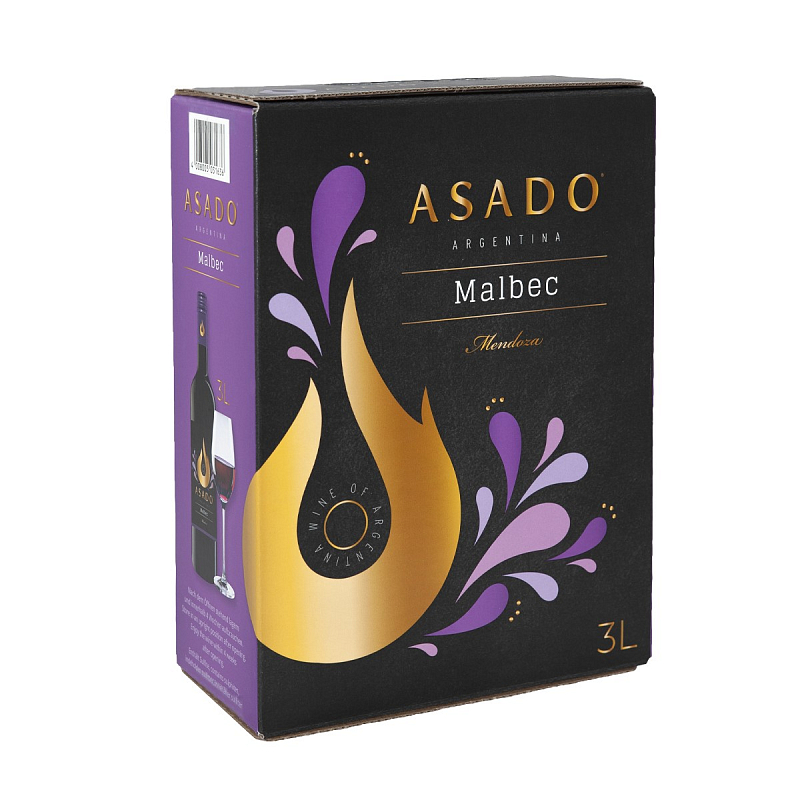 Asado Malbec Bag in Box 3l